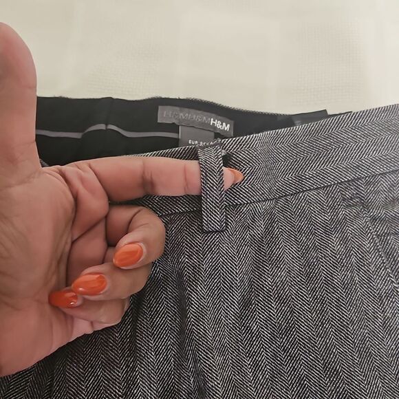 H&M Women's Bundle Short Sleeves T-Shirt & Casual Pants Gray & Black XS-30R - Picture 12 of 16